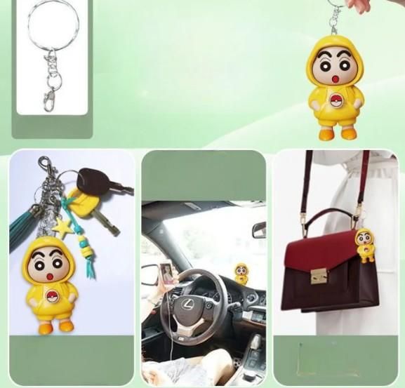 Shinchan Face Changing Keychain 😲