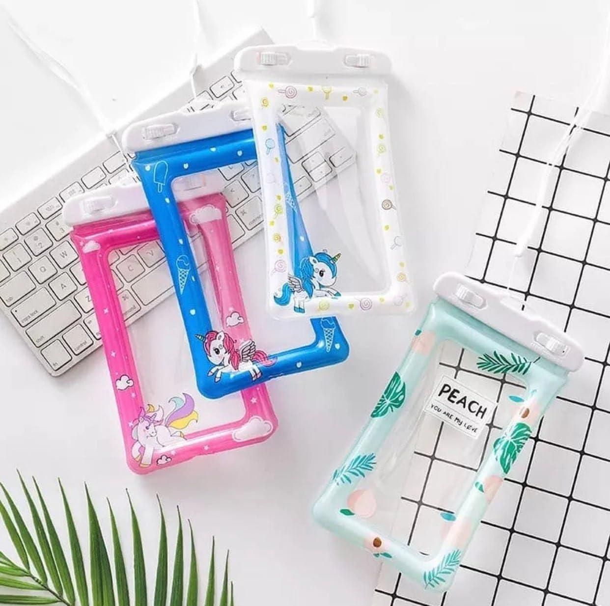 Universal Cartoon Waterproof Mobile Cover 📱