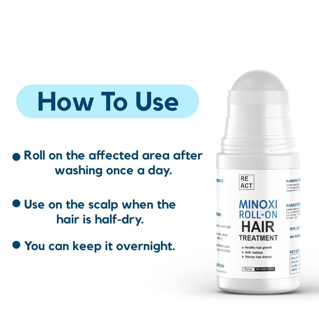 Minoxi Roll-On Hair Treatment Serum 🌿💆♂️💆♀️