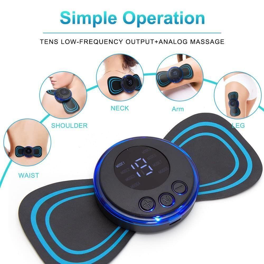 Mini Massager with 8 Modes & 19 Strength Levels 💆🏻♂️✨