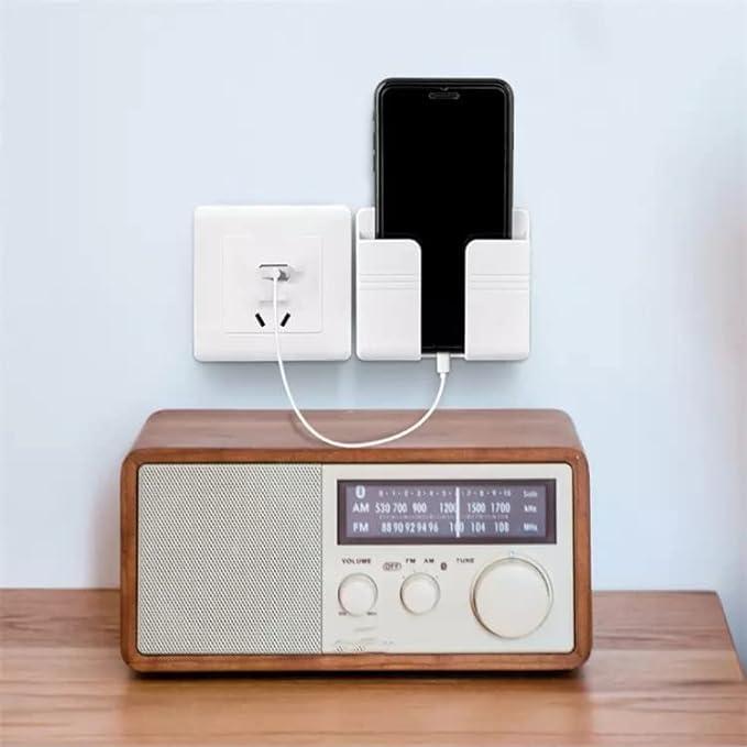 Wall Mounted Mobile Holder with Adhesive Strips (Pack of 4) 📱
