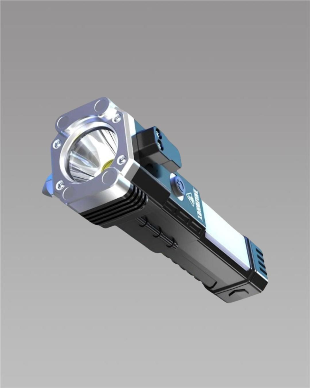 Portable Multipurpose Rechargeable Torch LED Flashlight 🔦