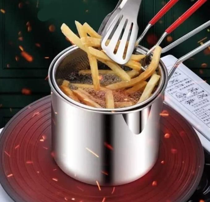 Stainless Steel Deep Fryer Pot 🍗