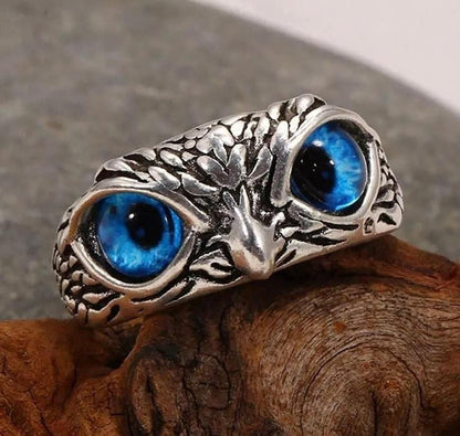 Attractive Silver Plated Owl Ring 🦉💍
