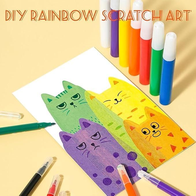 Rainbow Dot Painting Art Kits 🎨🌈