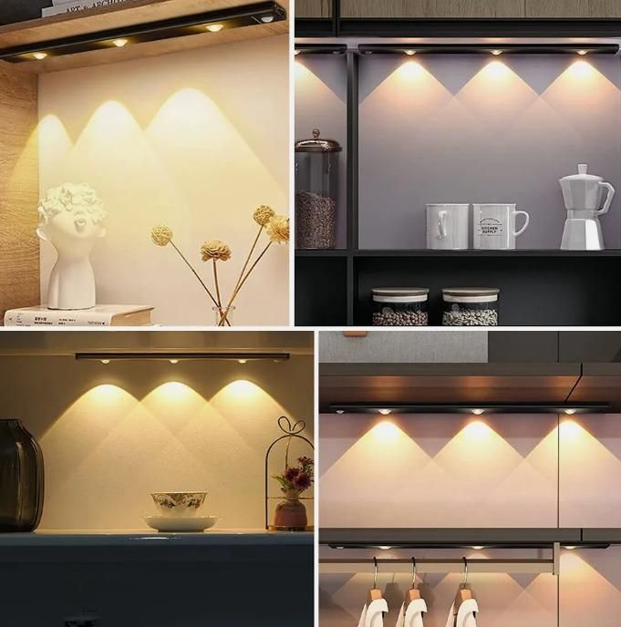 LED PIR Motion Sensor Rechargable Cabinet Light ✨🔋