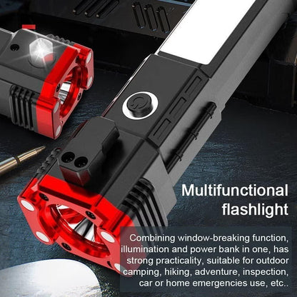 Portable Multipurpose Rechargeable Torch LED Flashlight 🔦