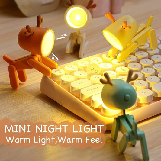 Mini LED Deer Desk Lamp 🦌