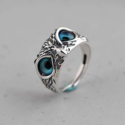 Attractive Silver Plated Owl Ring 🦉💍