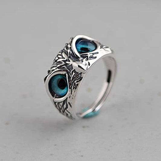 Attractive Silver Plated Owl Ring 🦉💍