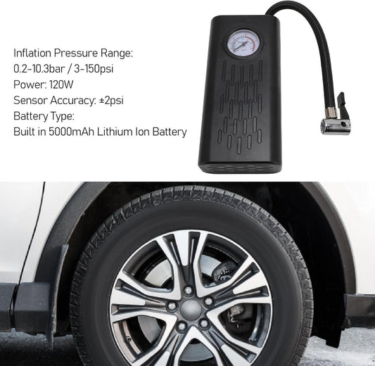 Portable Air Compressor Tire Inflator 🚗⚡