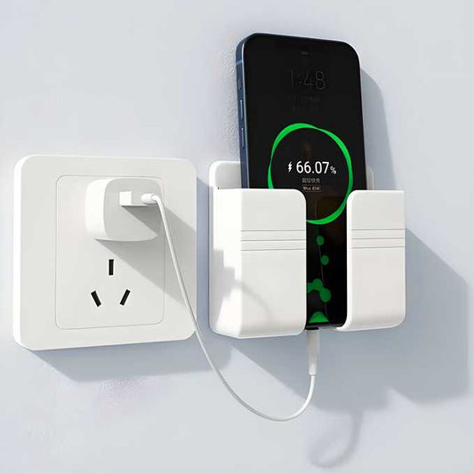 Wall Mounted Mobile Holder with Adhesive Strips (Pack of 4) 📱