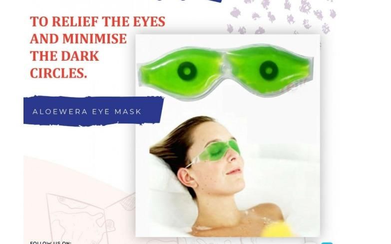 Aloe Vera Eye Mask Pack of 2 🌿