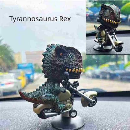 360° Rotating Dinosaur Car Dash Toy 🦖