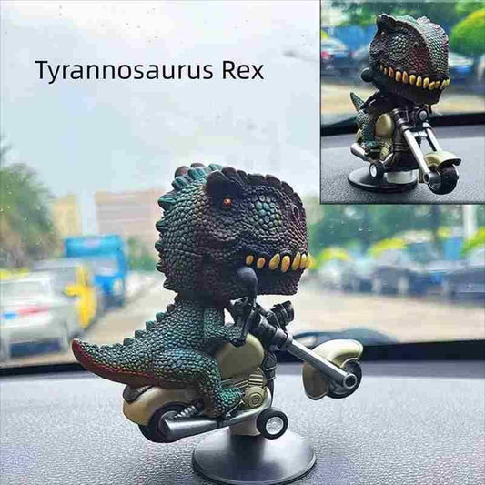 360° Rotating Dinosaur Car Dash Toy 🦖