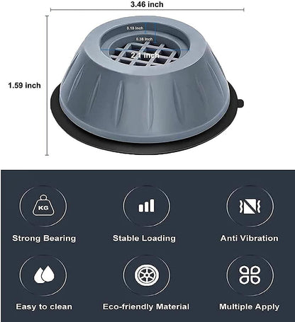 Anti Vibration Pads for Washing Machine (4 Pcs) 🎗️