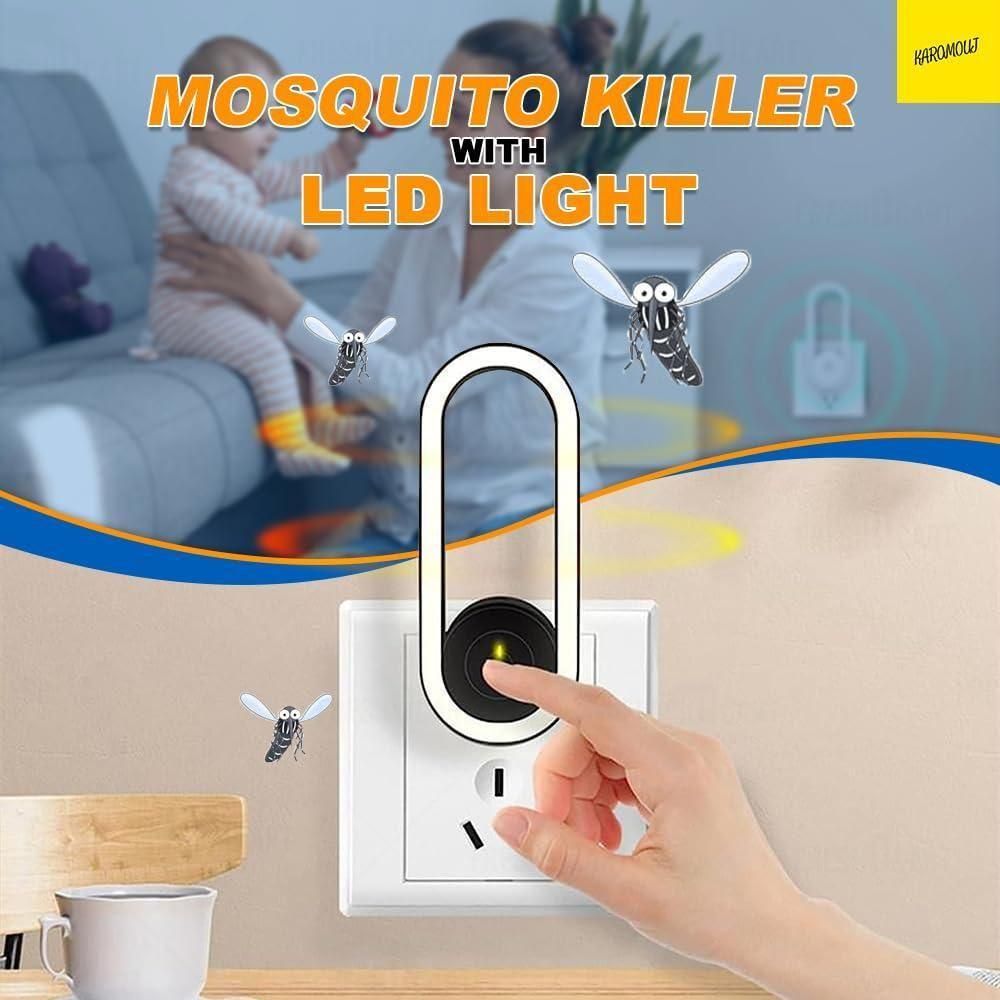 Mosquito Killer Bug Zapper Lamp with Plug-in Ultrasonic Pest Control 🦟
