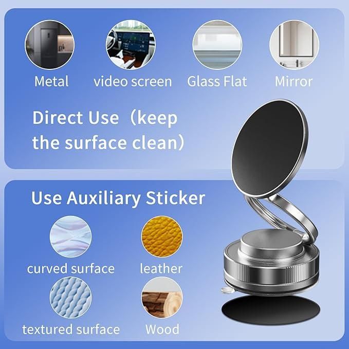Vacuum Absorption Magnetic Bracket 📱🧲