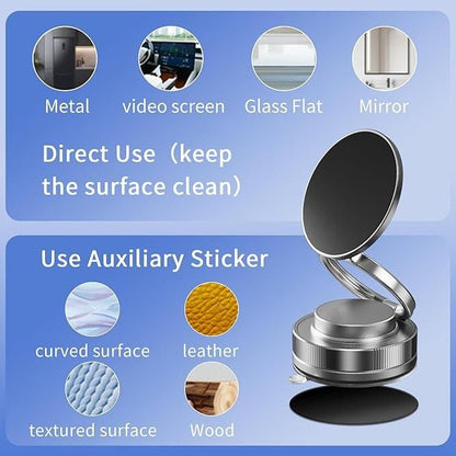 Vacuum Absorption Magnetic Bracket 📱🧲