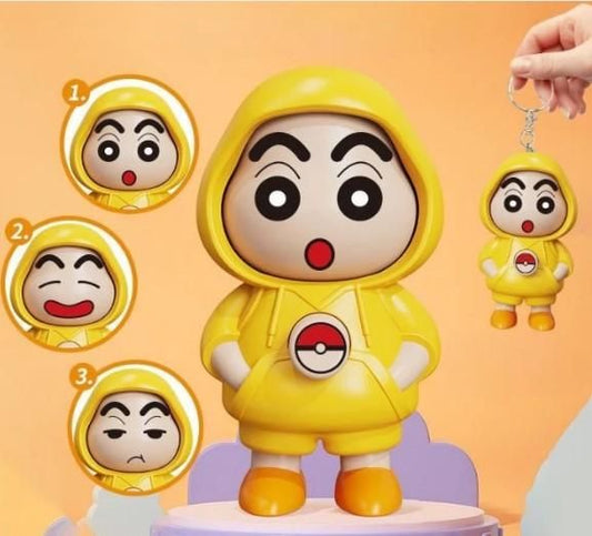Shinchan Face Changing Keychain 😲