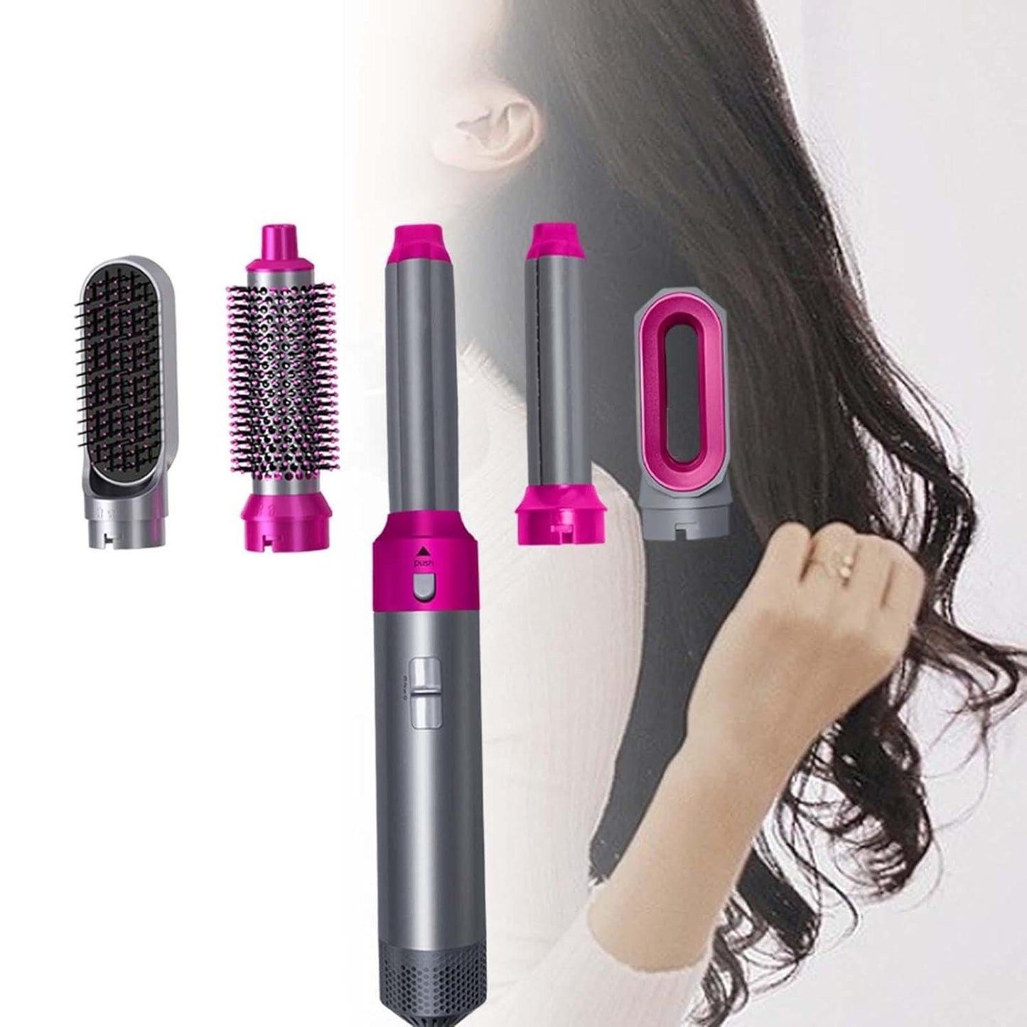 5 in 1 Hot Air Brush Hair Styling Tool 👩🏻‍🦰✨