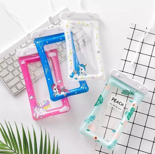 Universal Cartoon Waterproof Mobile Cover 📱