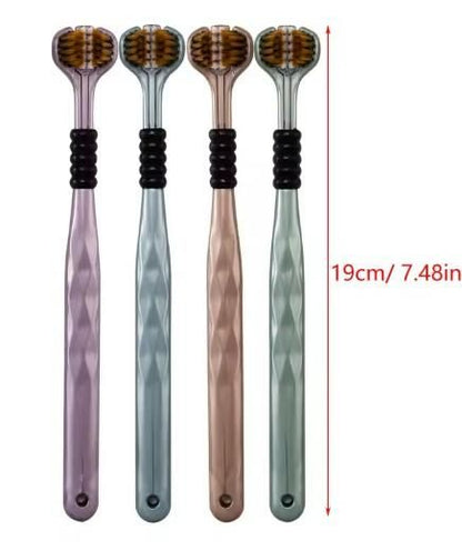 3-Sided Toothbrush Pack of 4 🪥✨
