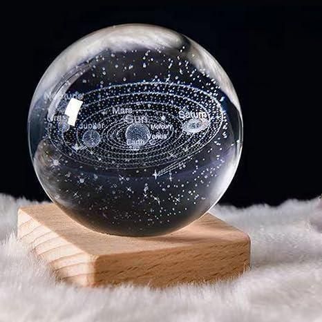 Galaxy Glow Crystal Lamp – 3D Color Changing Night Light 🌌