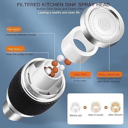 3 Modes Kitchen Sink Faucet 🚰