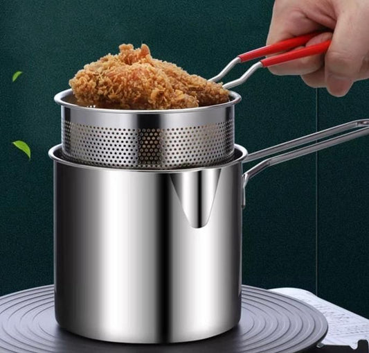 Stainless Steel Deep Fryer Pot 🍗