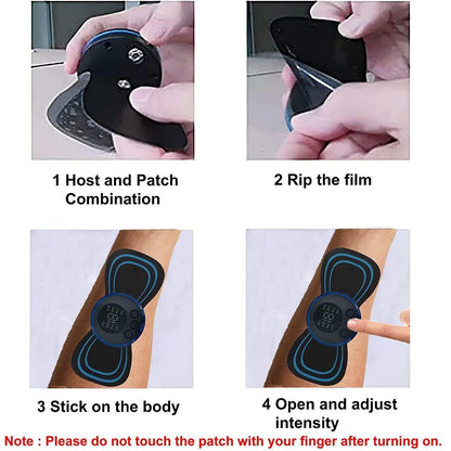 Mini Massager with 8 Modes & 19 Strength Levels 💆🏻‍♂️✨