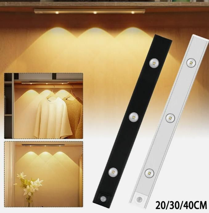 LED PIR Motion Sensor Rechargable Cabinet Light ✨🔋