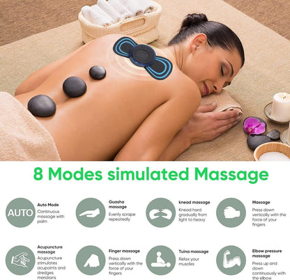 Mini Massager with 8 Modes & 19 Strength Levels 💆🏻‍♂️✨