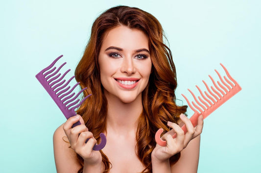 Shower Detangling Comb Wide Tooth (Pack of 2) 💆‍♀️