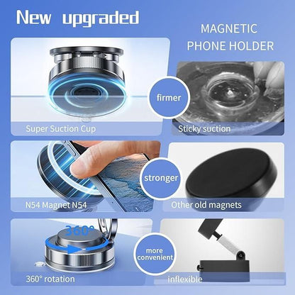 Vacuum Absorption Magnetic Bracket 📱🧲