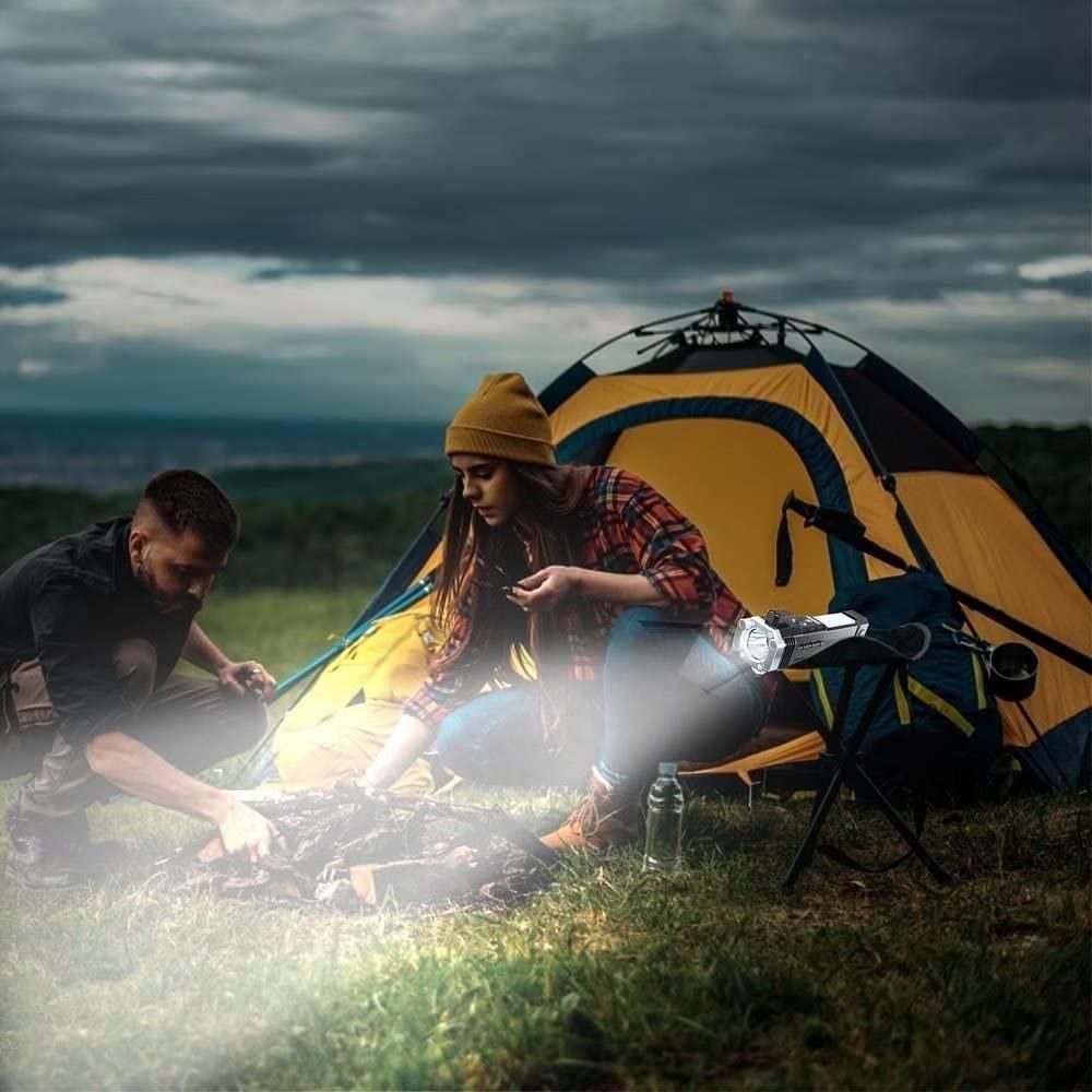 Portable Multipurpose Rechargeable Torch LED Flashlight 🔦