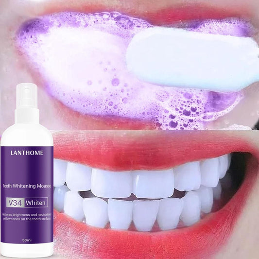 Lanthome Teeth Whitening Mousse V34 Spray 🦷