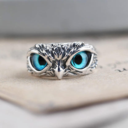 Attractive Silver Plated Owl Ring 🦉💍