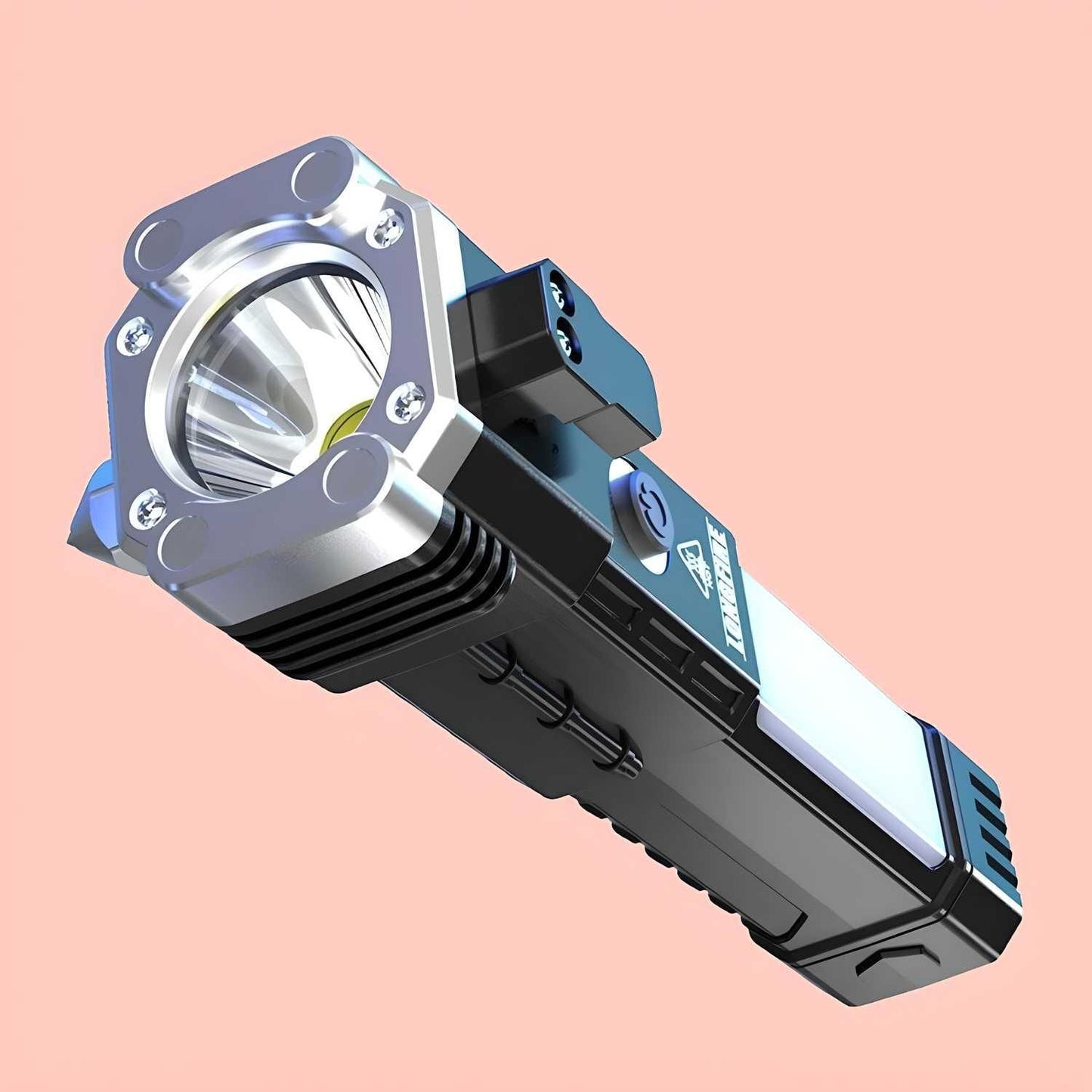 Portable Multipurpose Rechargeable Torch LED Flashlight 🔦