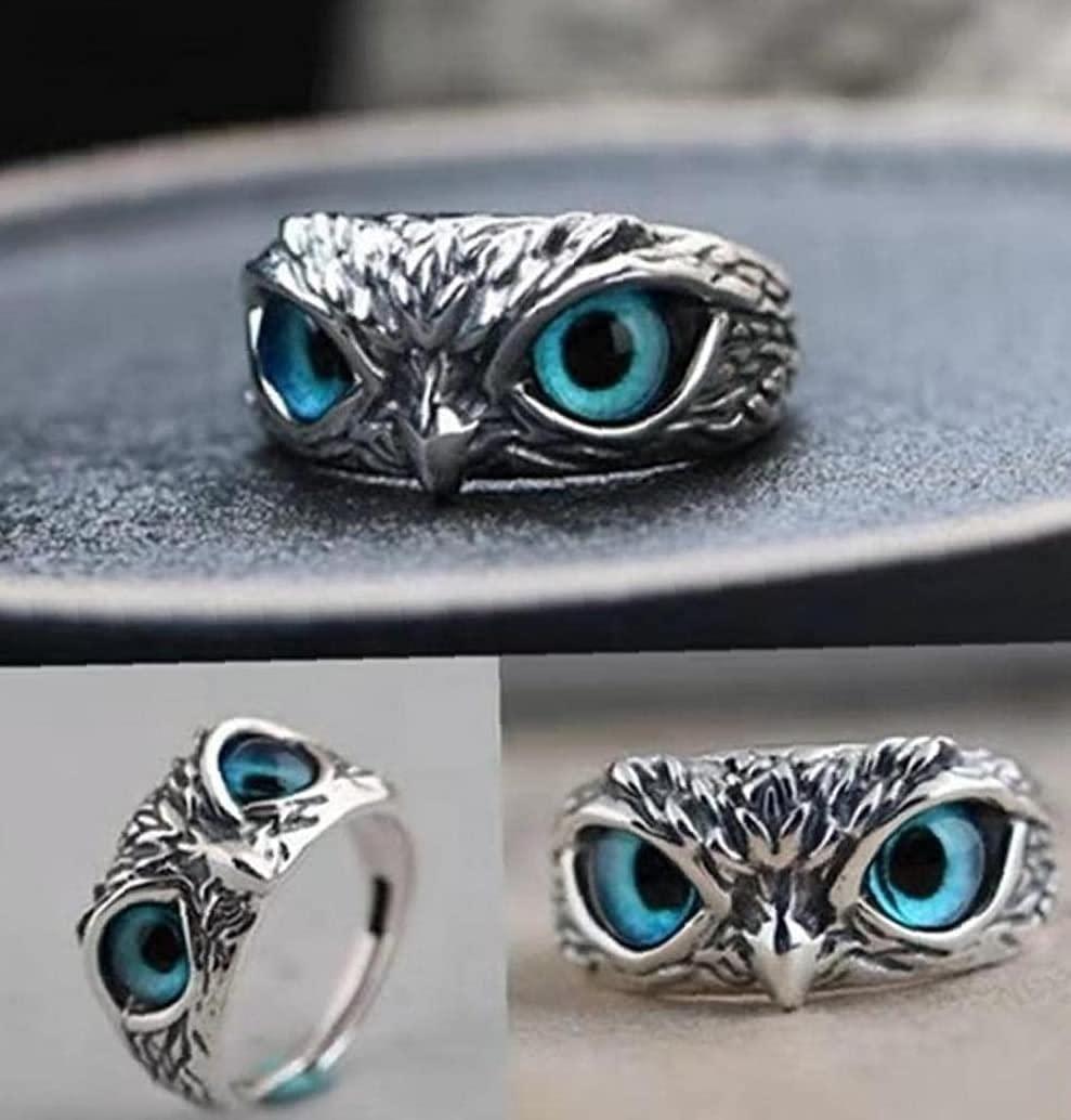 Attractive Silver Plated Owl Ring 🦉💍