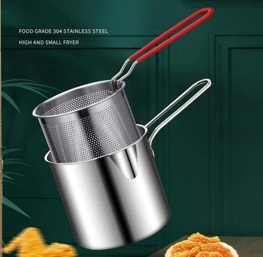 Stainless Steel Deep Fryer Pot 🍗