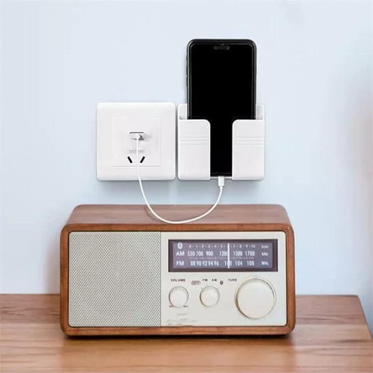 Wall Mounted Mobile Holder with Adhesive Strips (Pack of 4) 📱